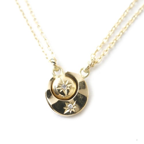 只按訂單生產~Atease LIMITED MOON NECKLACE / K18 pre order /訂購