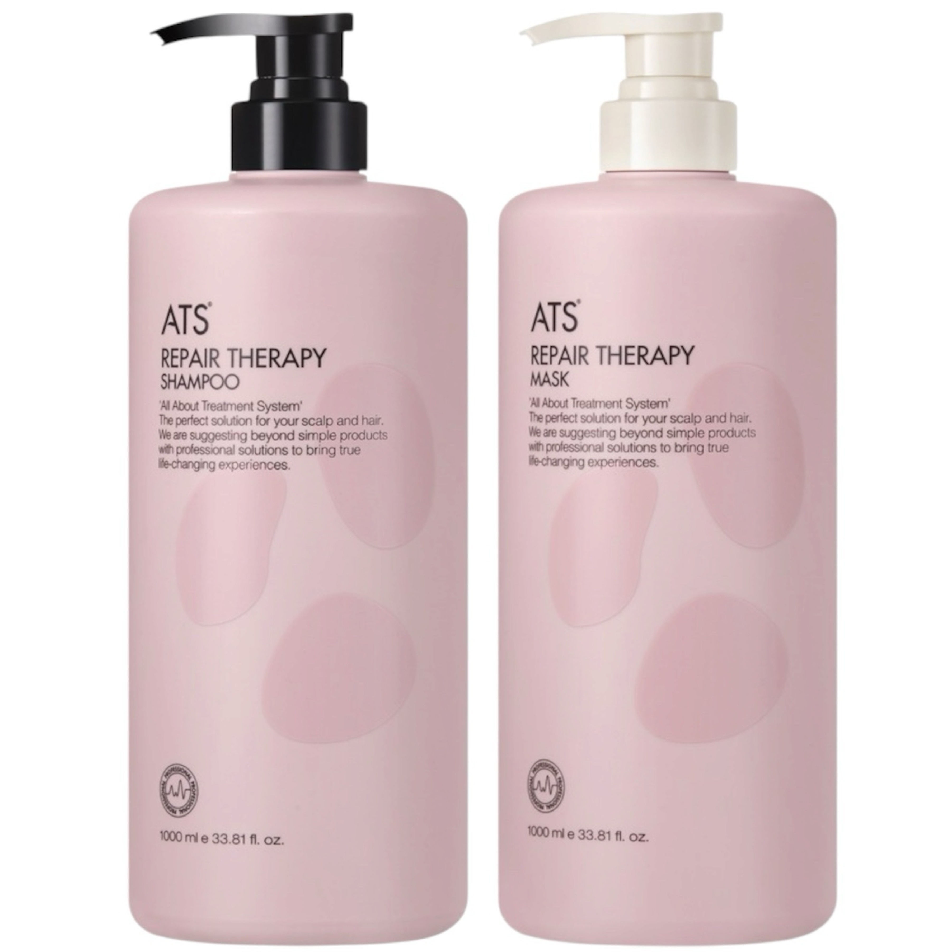 ATS Repair Therapy Shampoo+Mask 創傷治療洗護套裝 1000ml+1000ml