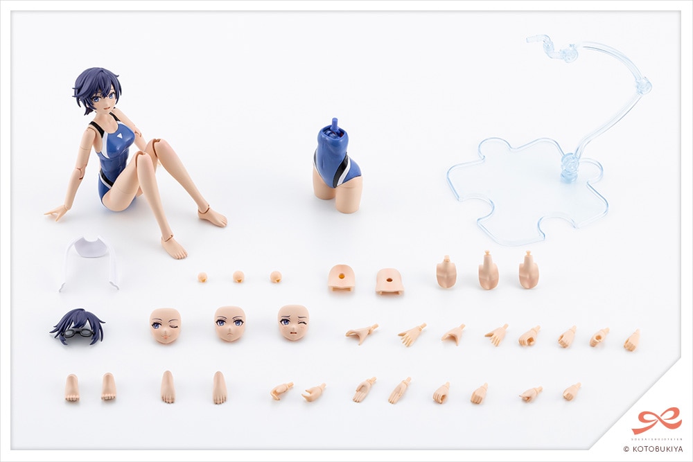 (預訂訂金 $100) (總價 $323) 壽屋 Kotobukiya 創彩少女庭園 早乙女瑠衣【桃櫻高校 競泳泳裝Ver.】 (KO04904) (行版) RUI SAOTOME