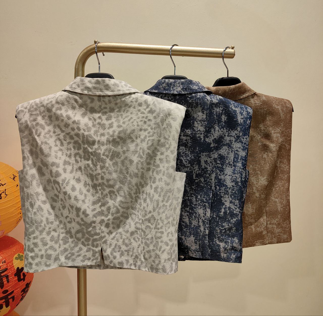 印花翻领上衣 2661