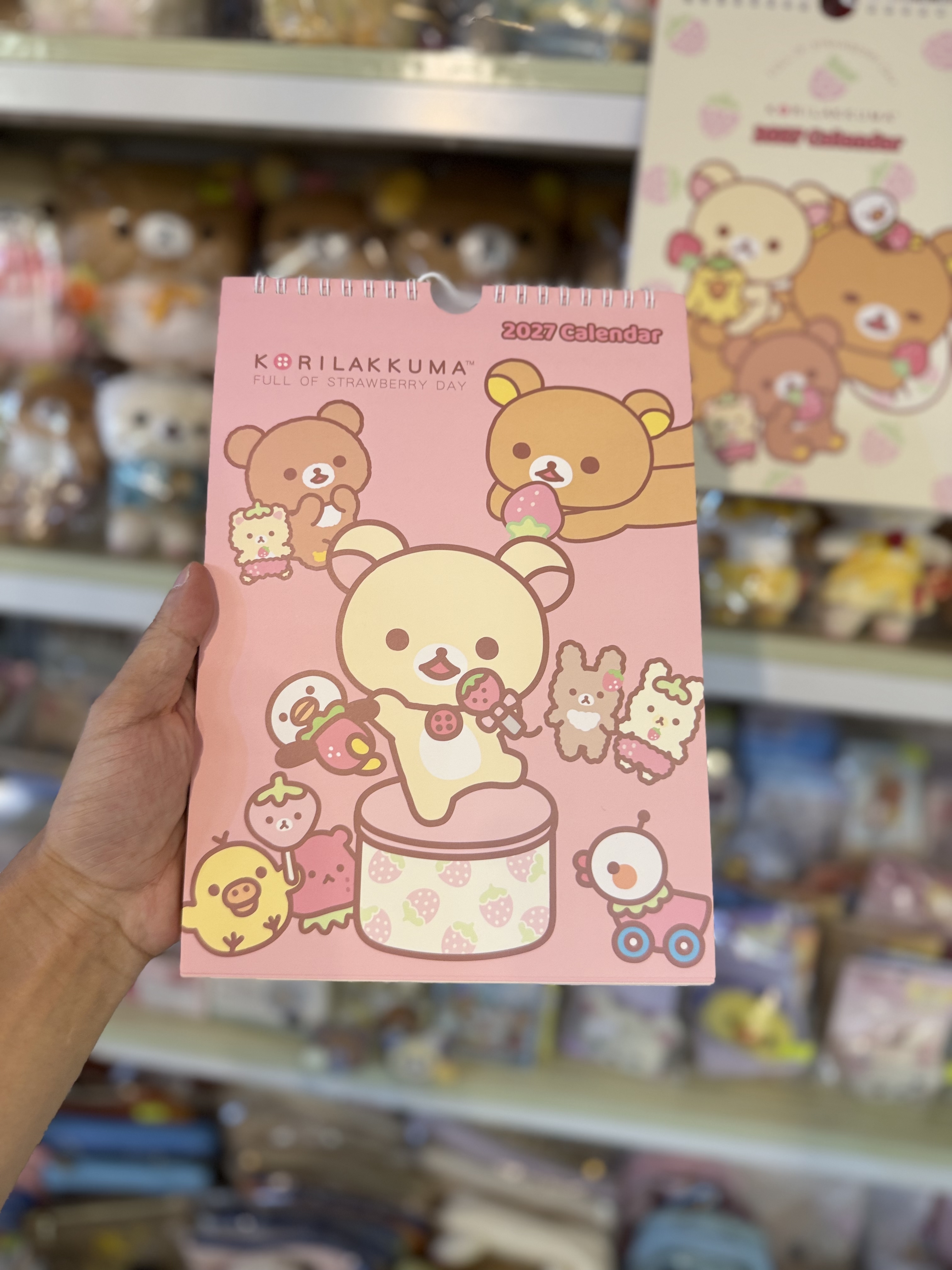 《現貨》全新香港版Rilakkuma  2027年直身掛曆（香港假期）