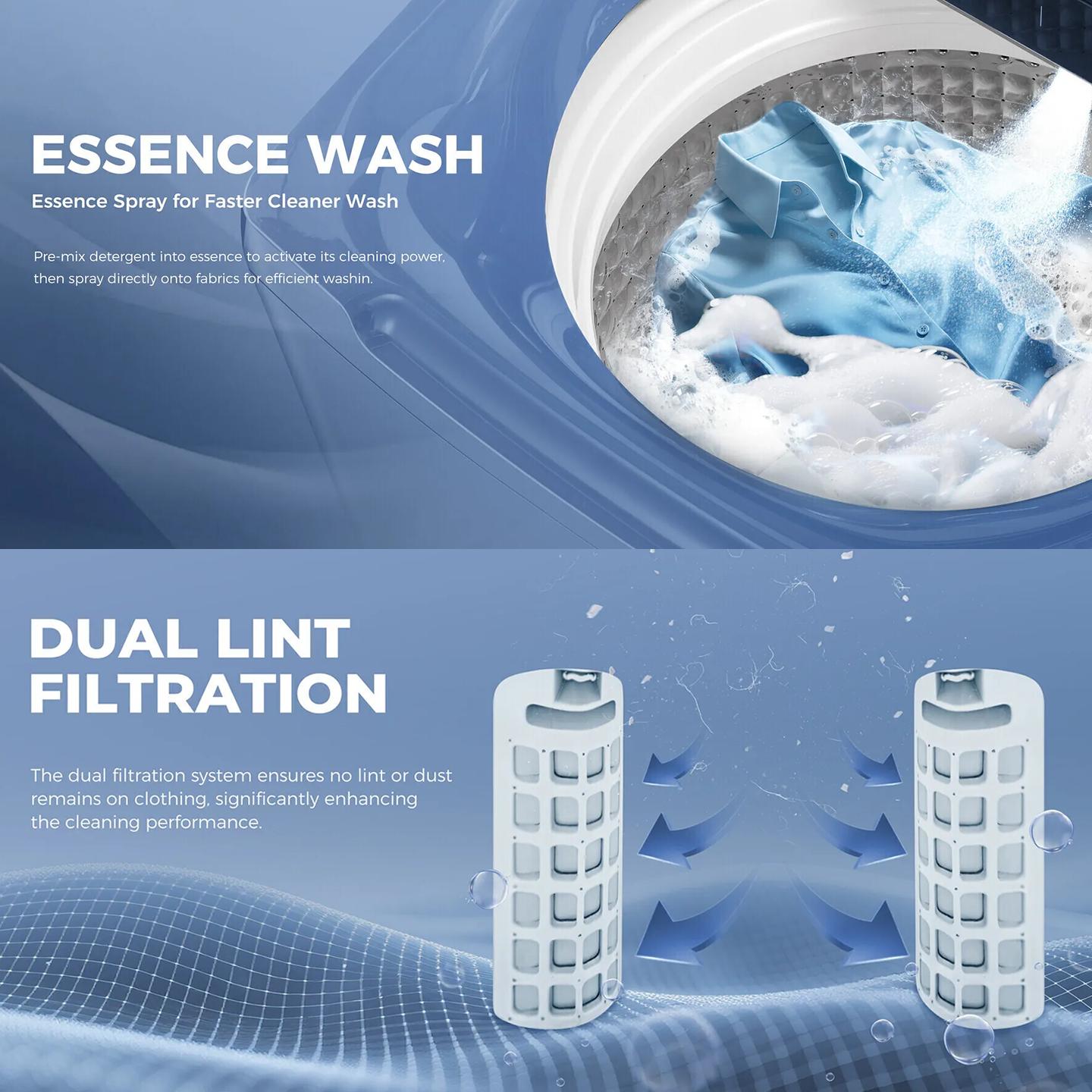 Haier 20kg Inverter Top Load Washer (HWM200-B2158B)