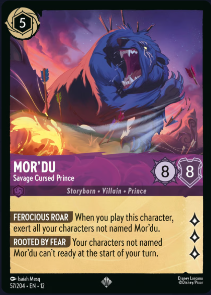 57/204 Mor'du - Savage Cursed Prince SR