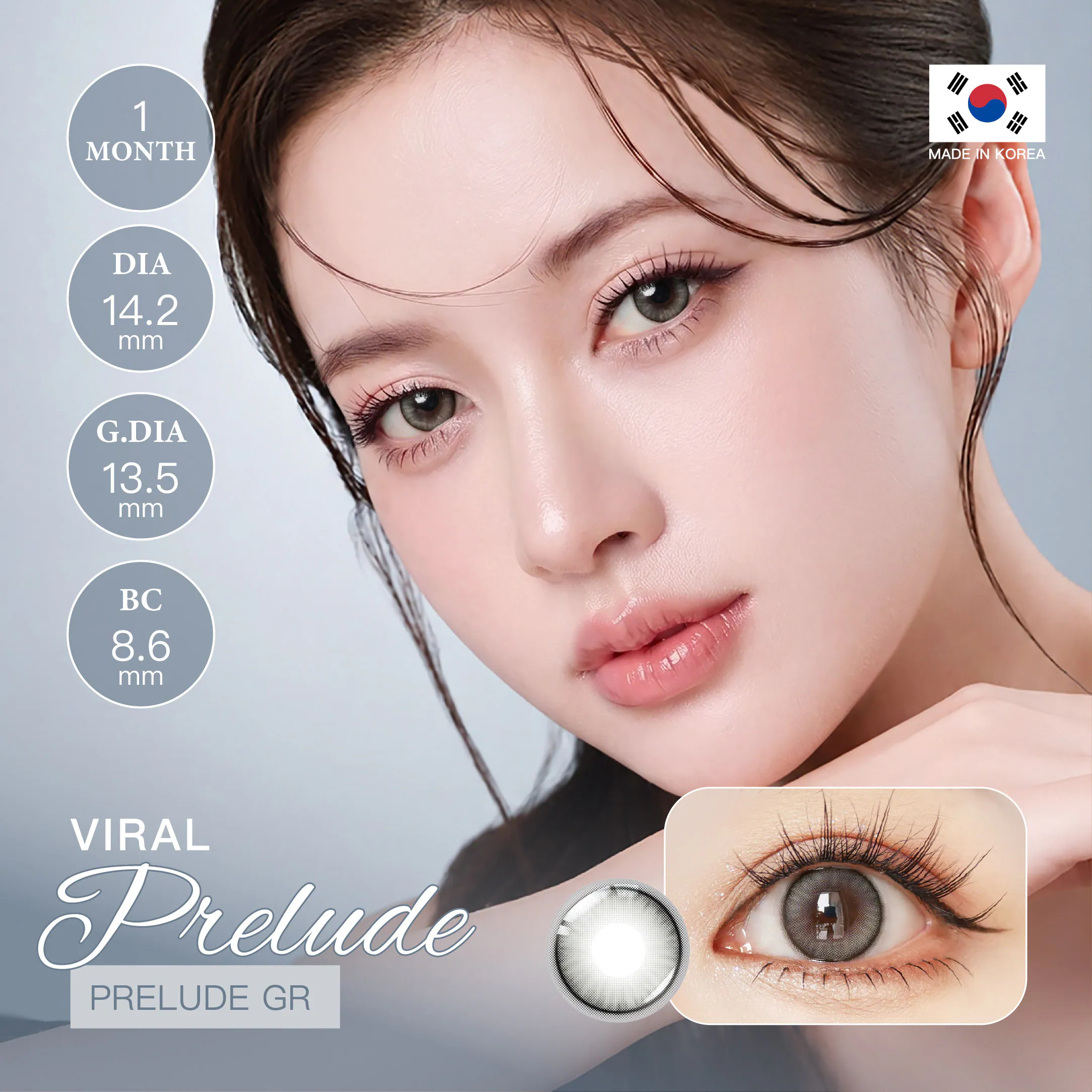 Karacon Viral Prelude - #362 序章灰 PRELUDE GR 月拋(2p)