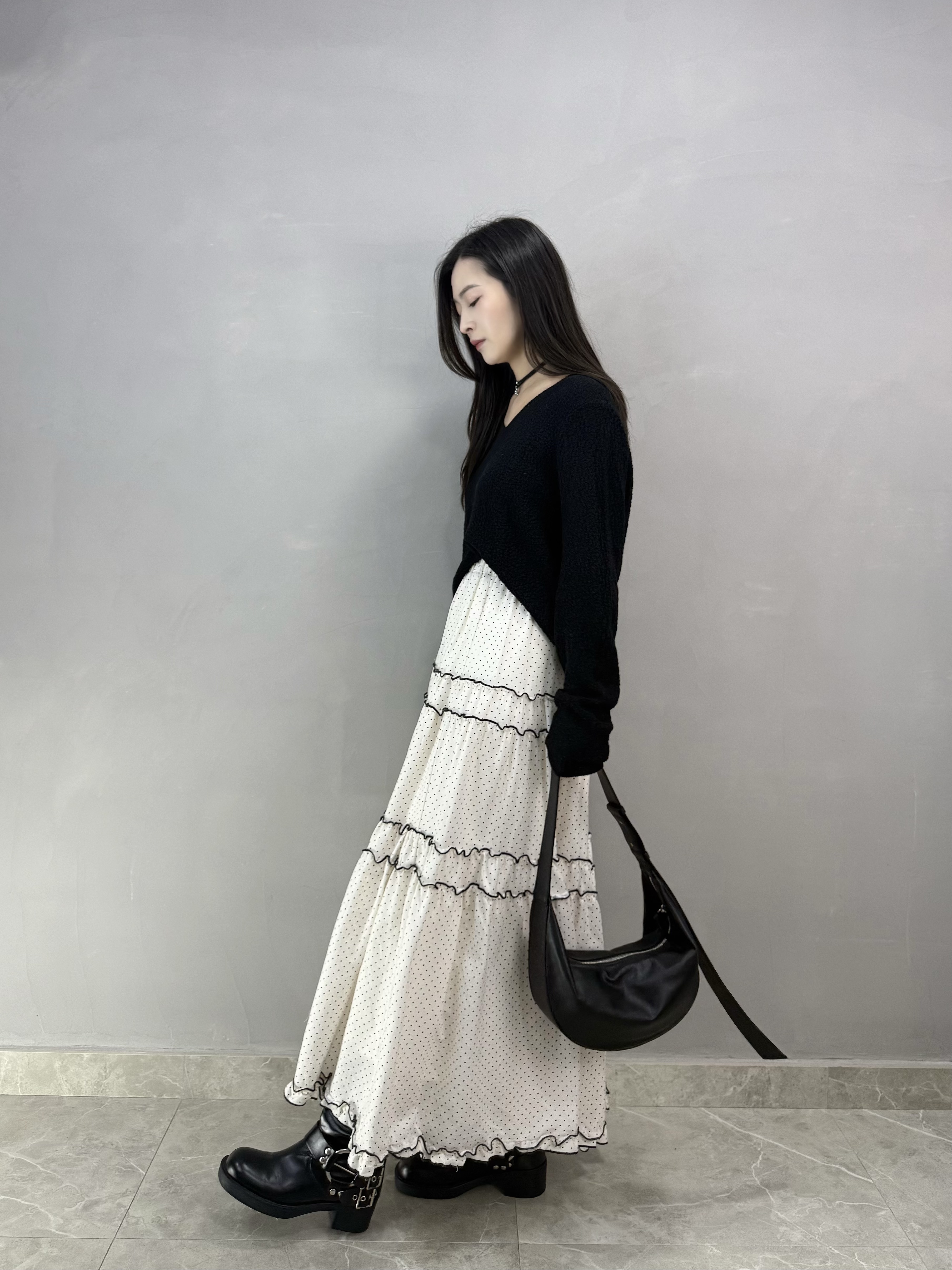 F83 V領超瘦線Top