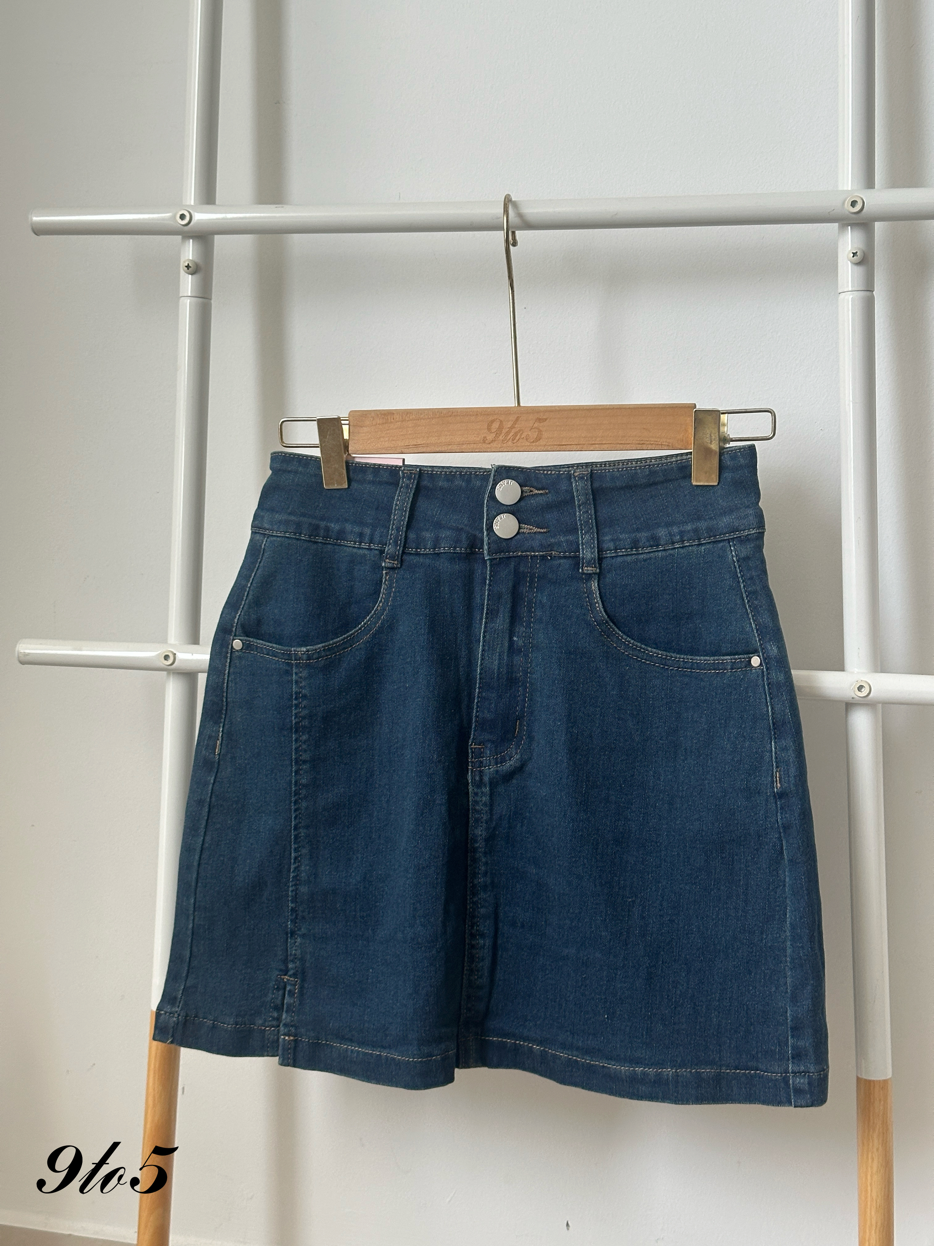 S1899 Denim Short Skirt - 3 Colors 