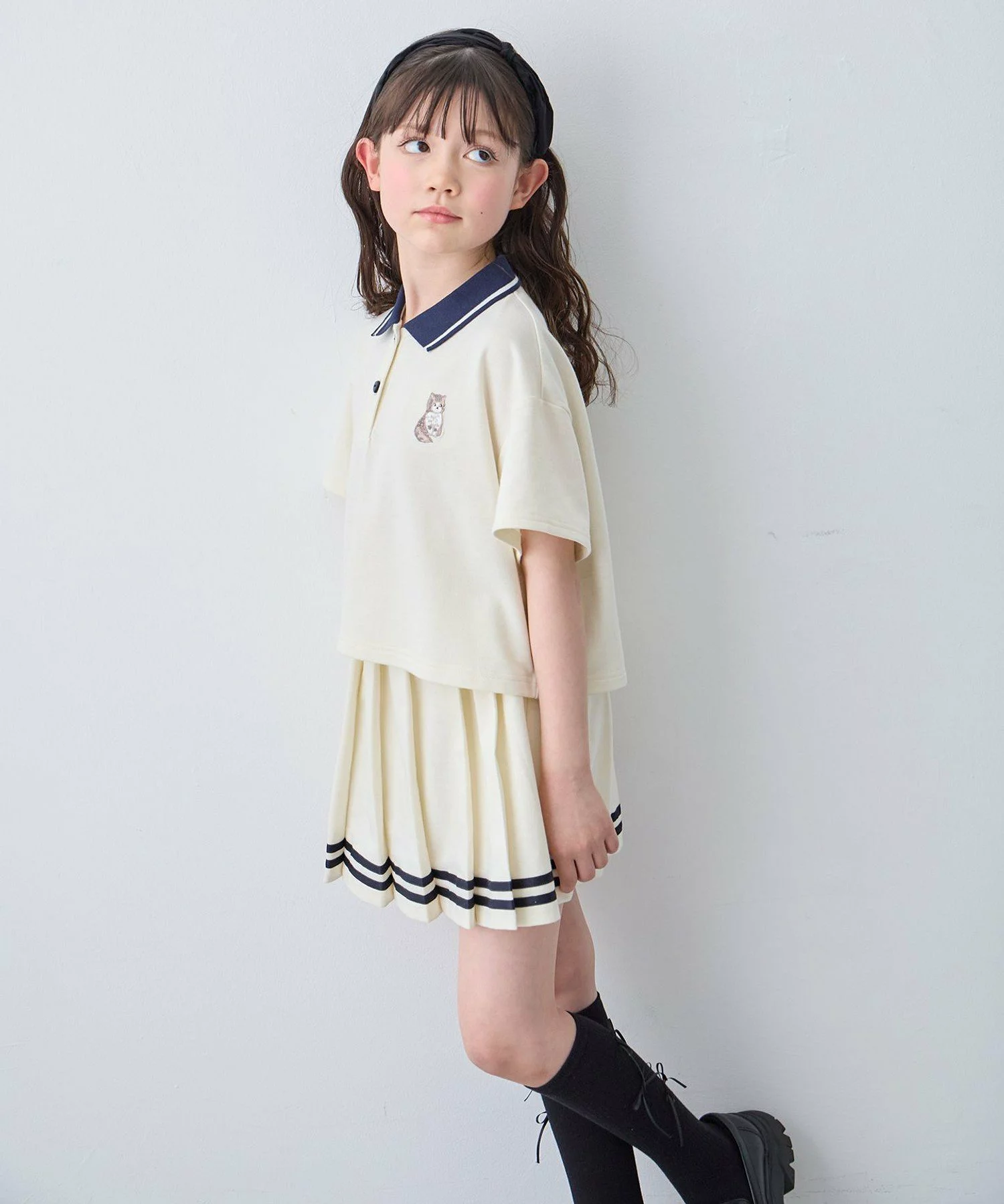 🆕【⭐訂購⭐】🌀 🇯🇵 日本直送 貓咪刺繡 吸濕速乾短款 Polo tee ［3款選］🌀[ELJA-0212][261123]