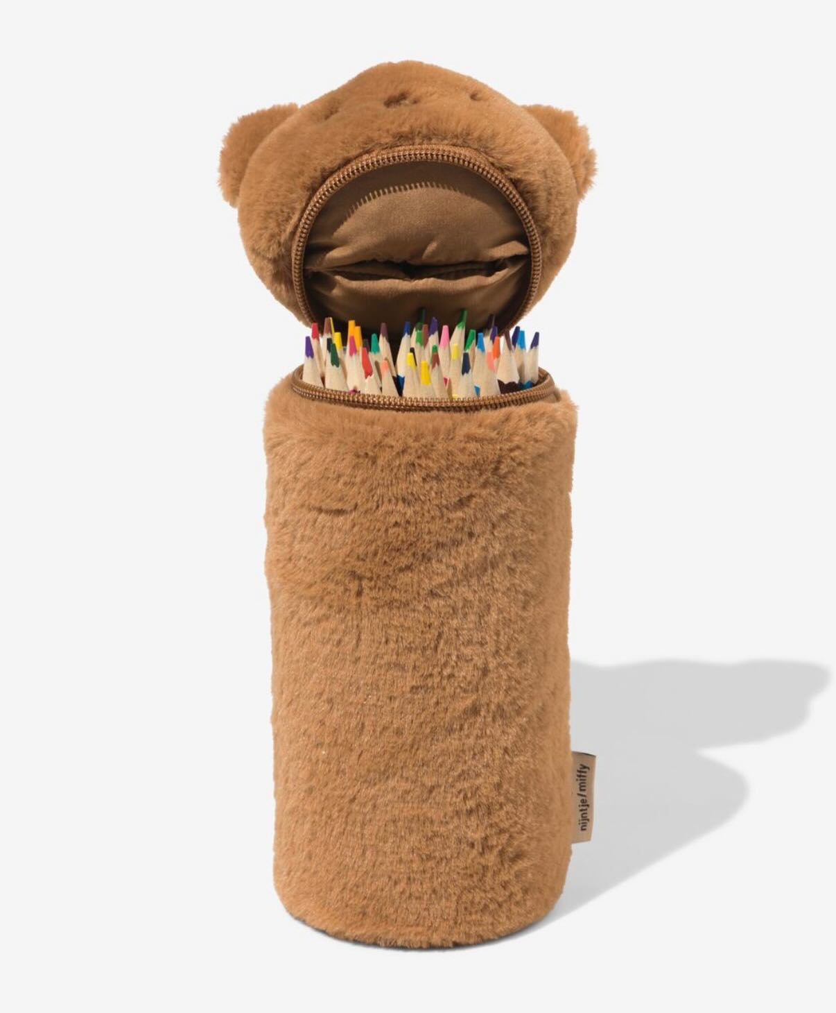 Miffy fluffy cylindrical pouch