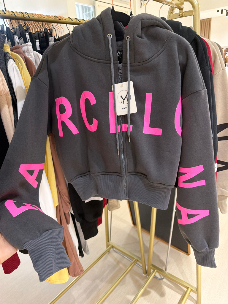 字母辣妹連帽衫