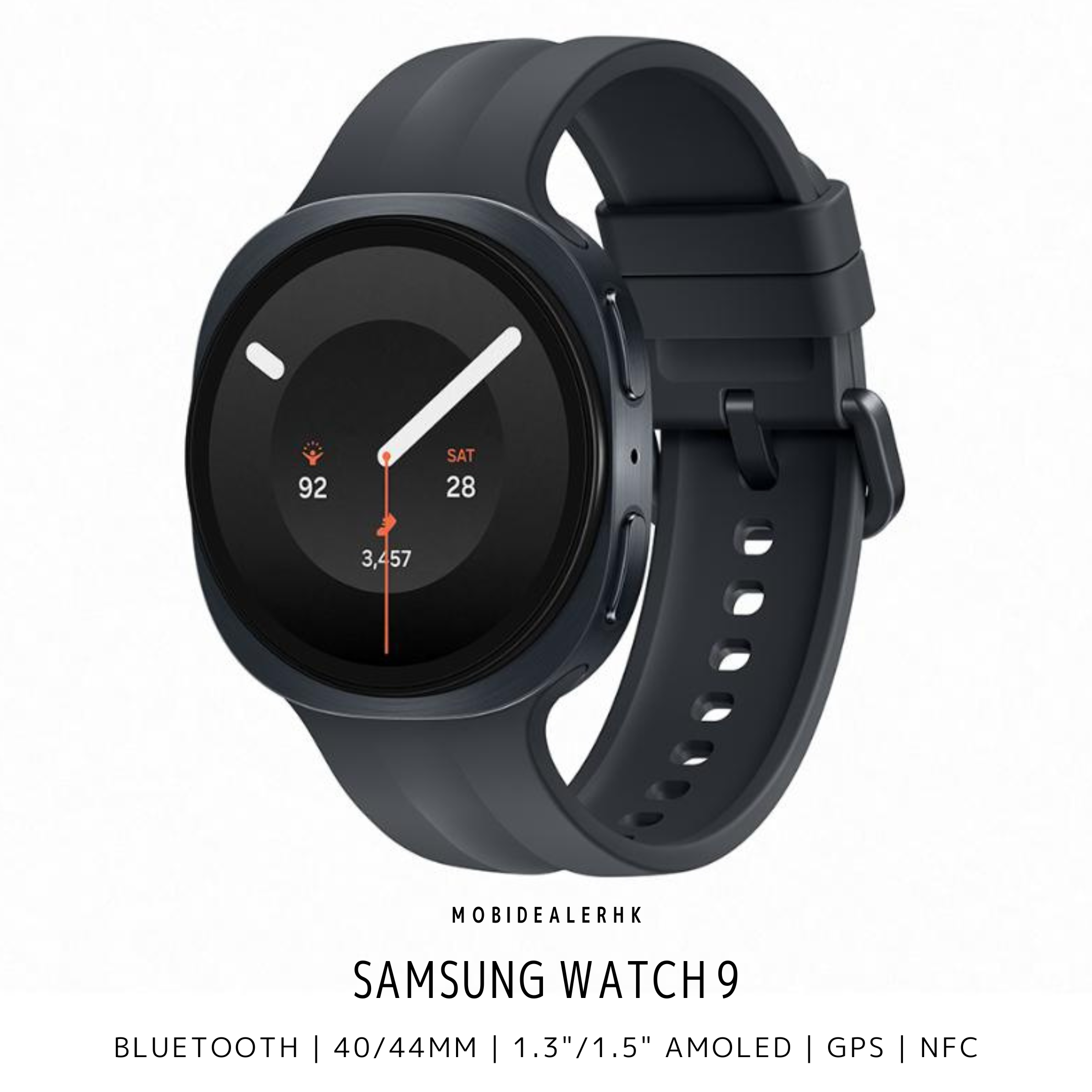 Samsung Galaxy Watch 9 | Bluetooth 藍牙 | 40MM | 智能手錶AMOLED 屏幕 | NFC | GPS | 2+32Gb