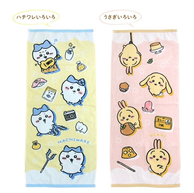 日本直送 Chiikawa 100%純棉抗菌消臭毛巾 - 1件 - 現貨