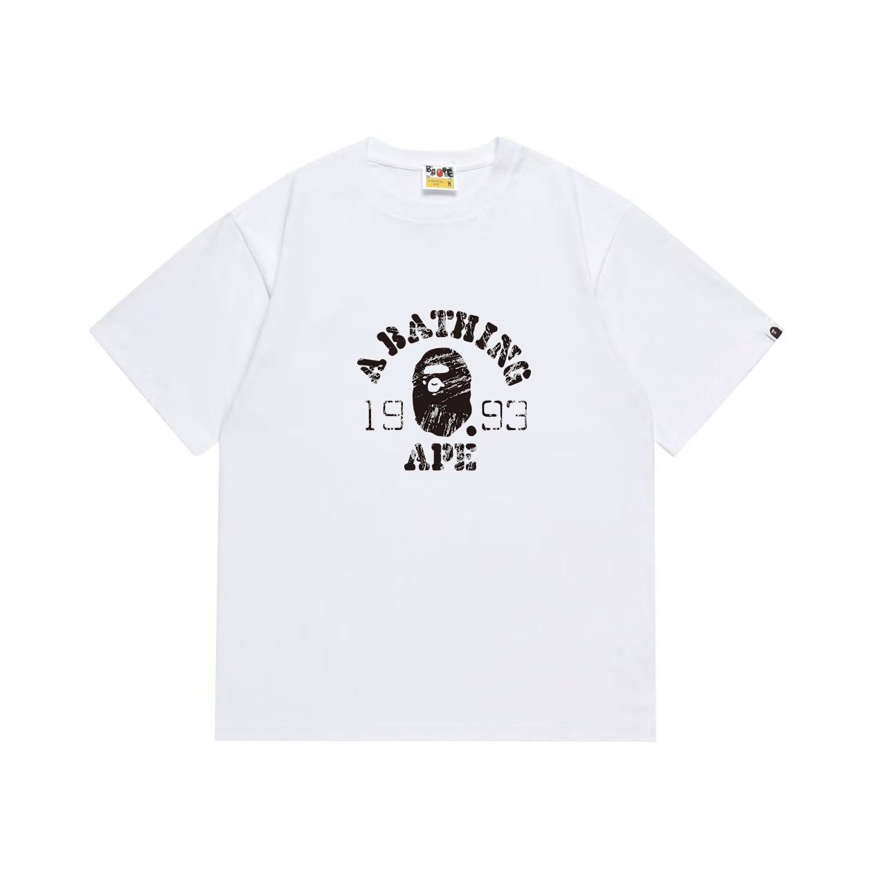 BAPE Screen Print College Relaxed Fit Tee 