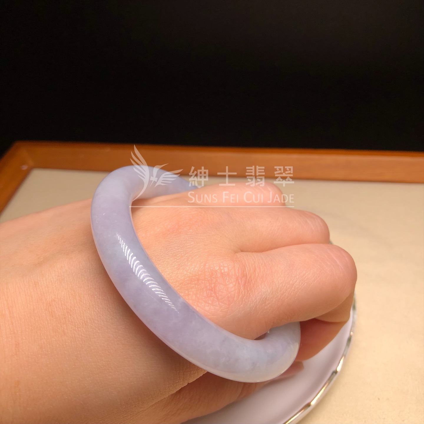 茄紫圓鐲53.8mm C06029