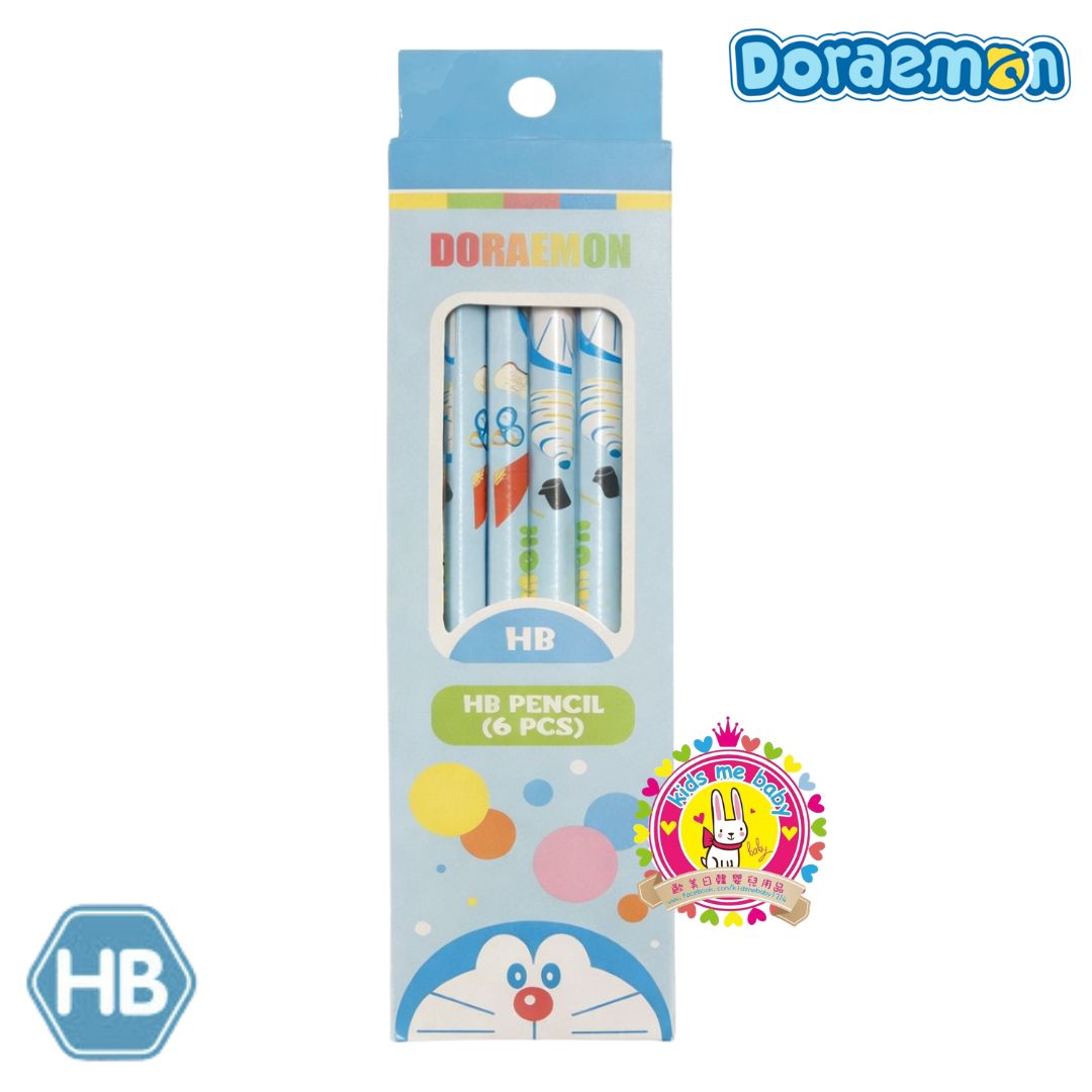 多啦A夢 Doraemon HB 六角形鉛筆 6支裝 241208-01 ⭐