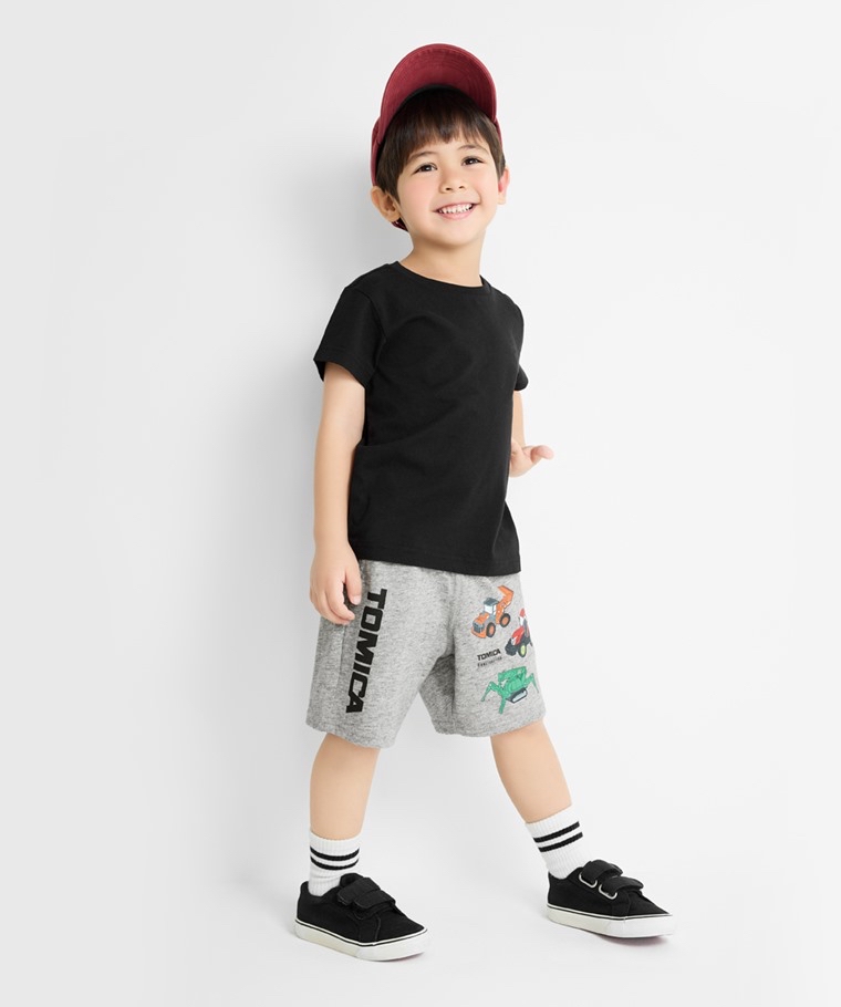 💚預訂 台灣直送💚Tomica三色車車印花竹節棉口袋短褲