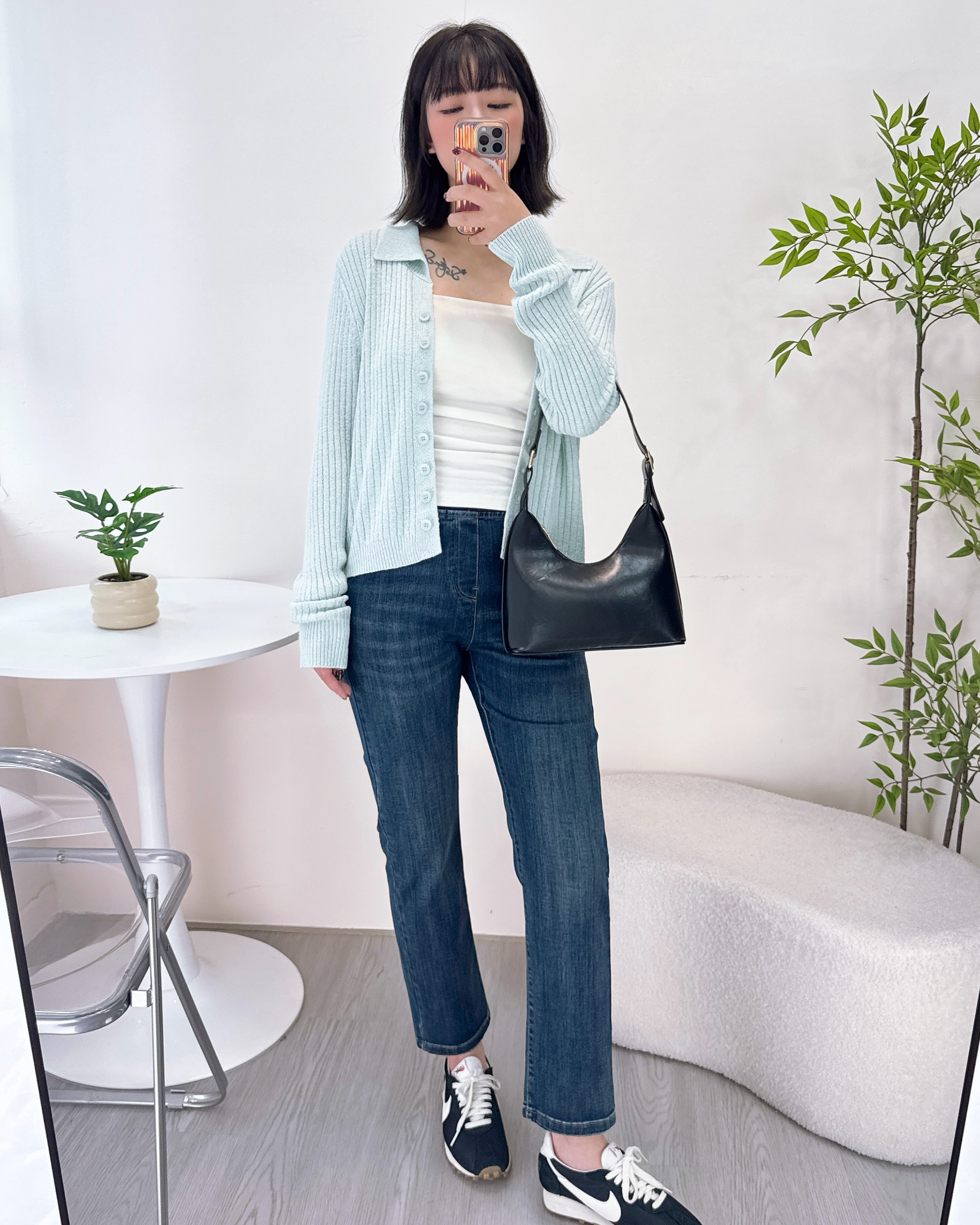 超型九分復古洗水薄牛