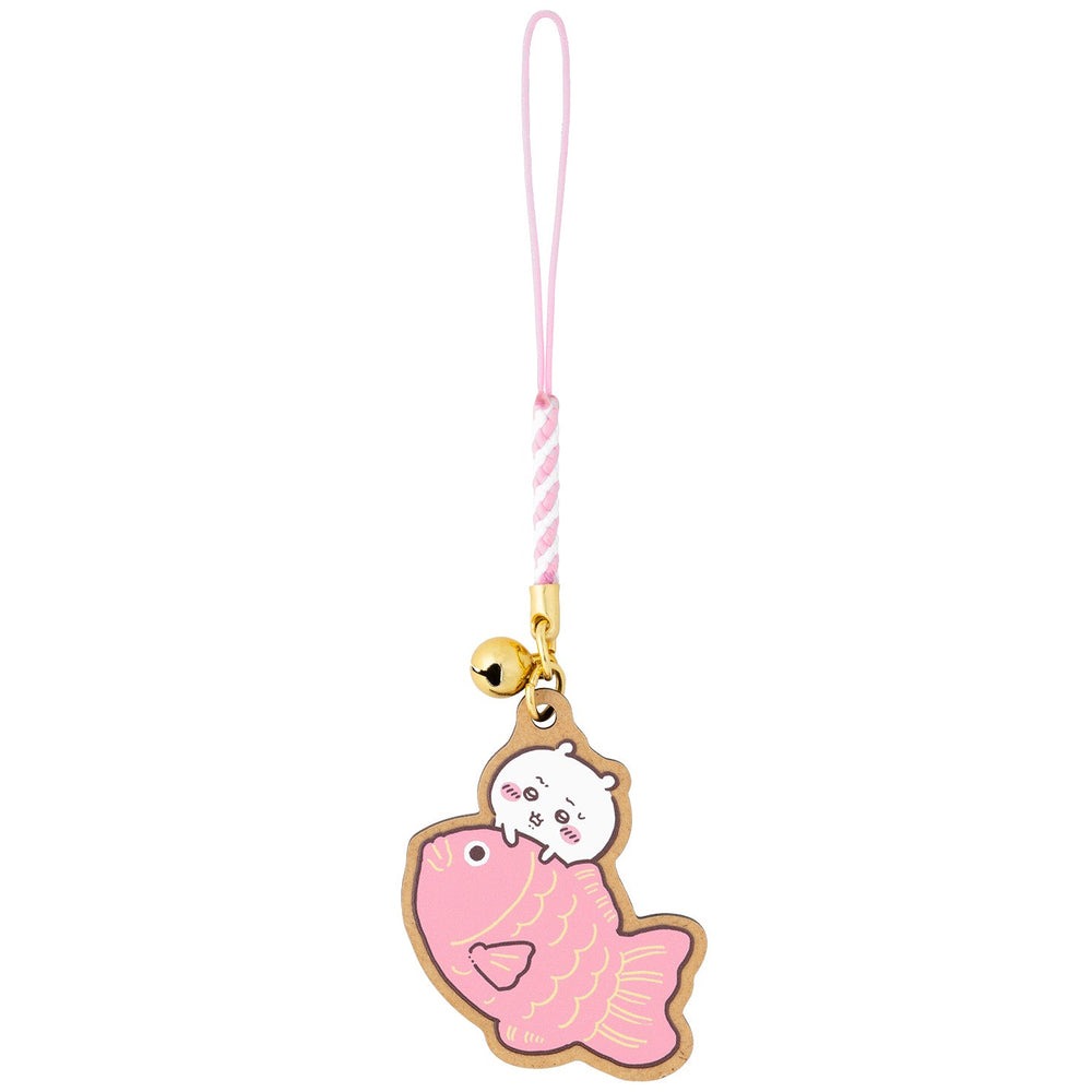 現貨｜Chiikawa ちいかわ 小可愛 Chii仔 川越店 MOGUMOGU本舖限定 日版 鯛魚鈴鐺掛飾 (391586)