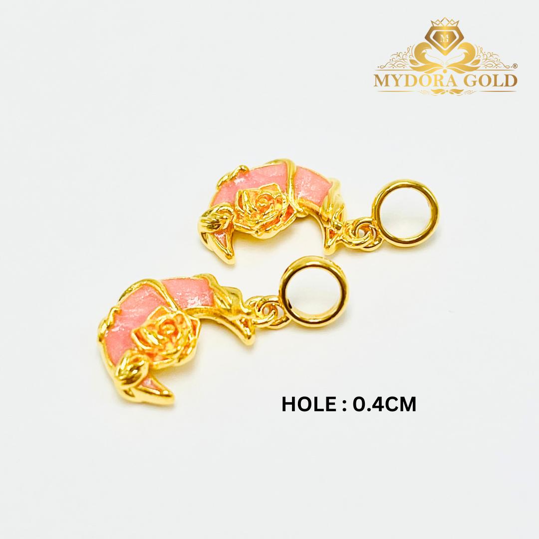 MYDORA Charm Rose of the Moon Enamel (5G) l EMAS 916/22K