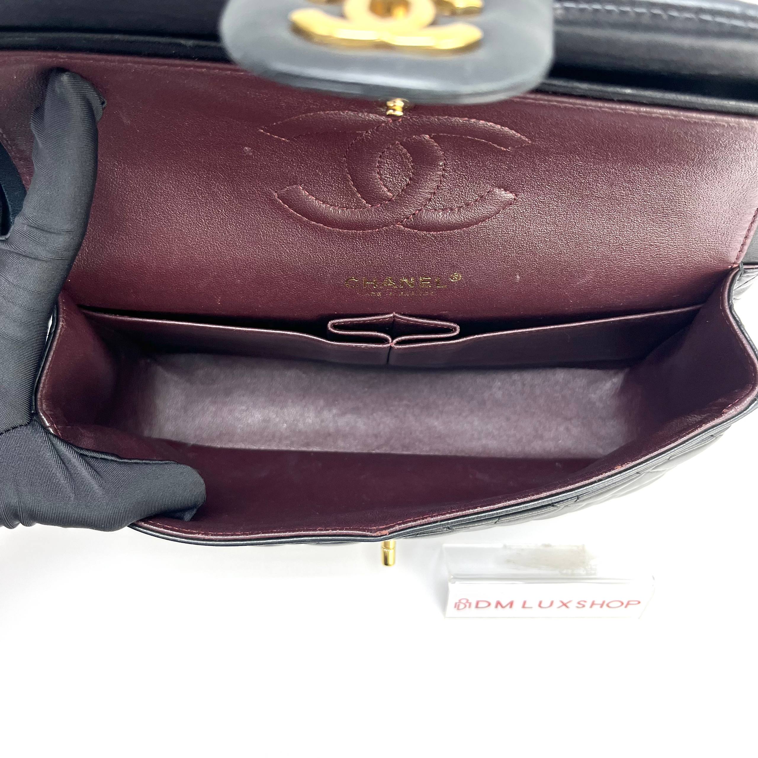 Chanel Black Lambskin CF Medium GHW (Serial 21)