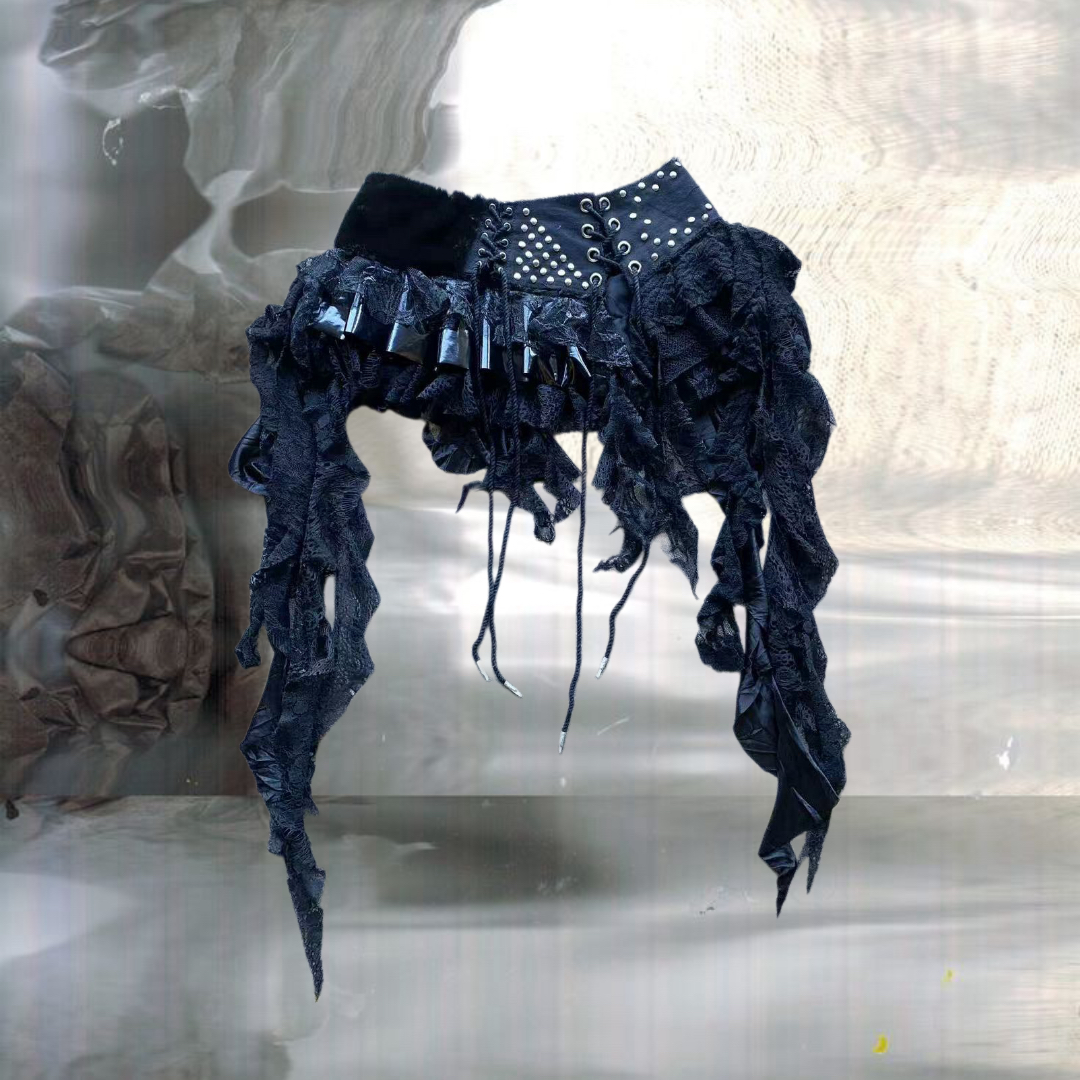 Classic Black Handmade Skirt