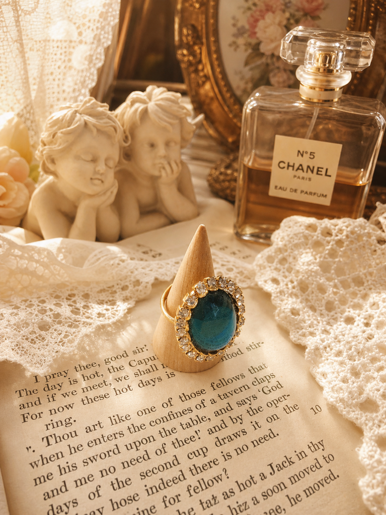 珍奇閣的微型詩篇 ∙ 西洋古董寶石與浮雕造型戒指系列 The Curio Cabinet’s Miniature Psalms ∙ Vintage Gemstone & Motif Statement Ring Collection