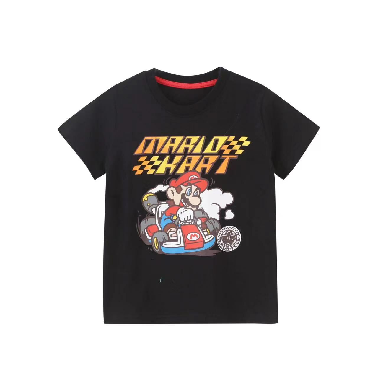 出口日本漫畫風純棉Mario短袖T -1件