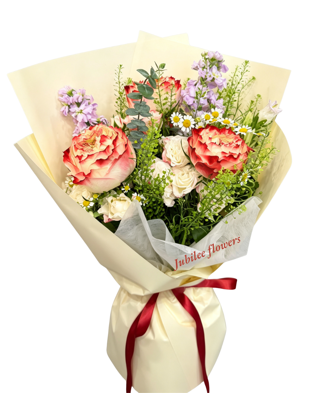 蘋果傑克玫瑰混合花束