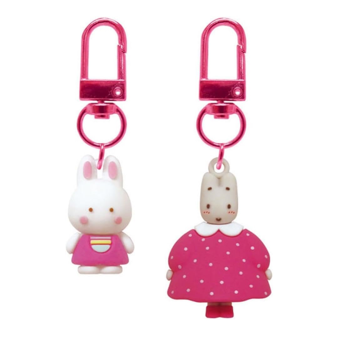 現貨｜【一套兩個】Sanrio Cheery Chums & Marron Cream 茉莉兔 日版 PVC 立體 吊飾鎖匙扣 (SAC-PK-CHM)