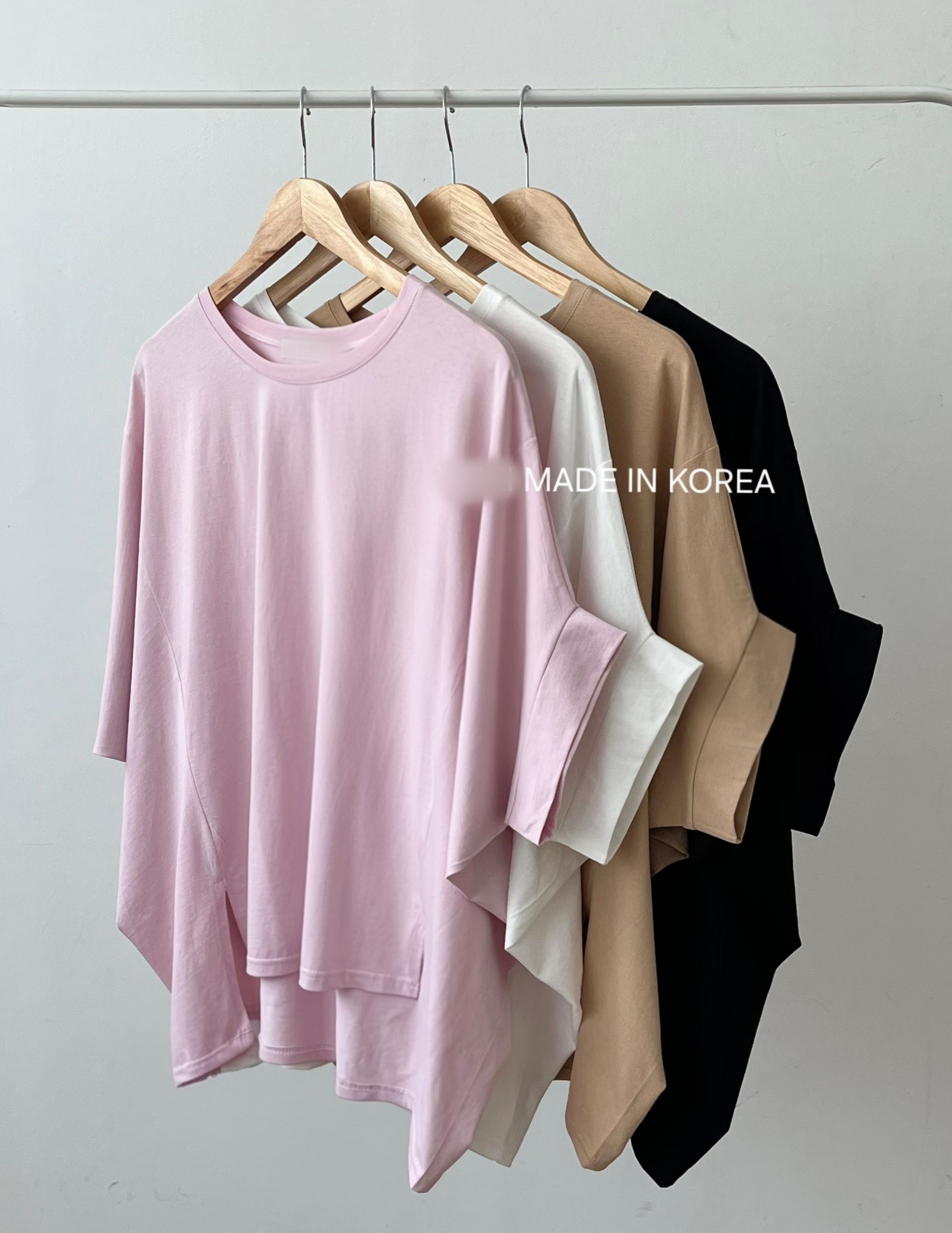 G6257 韓國🇰🇷鬆身淨色top