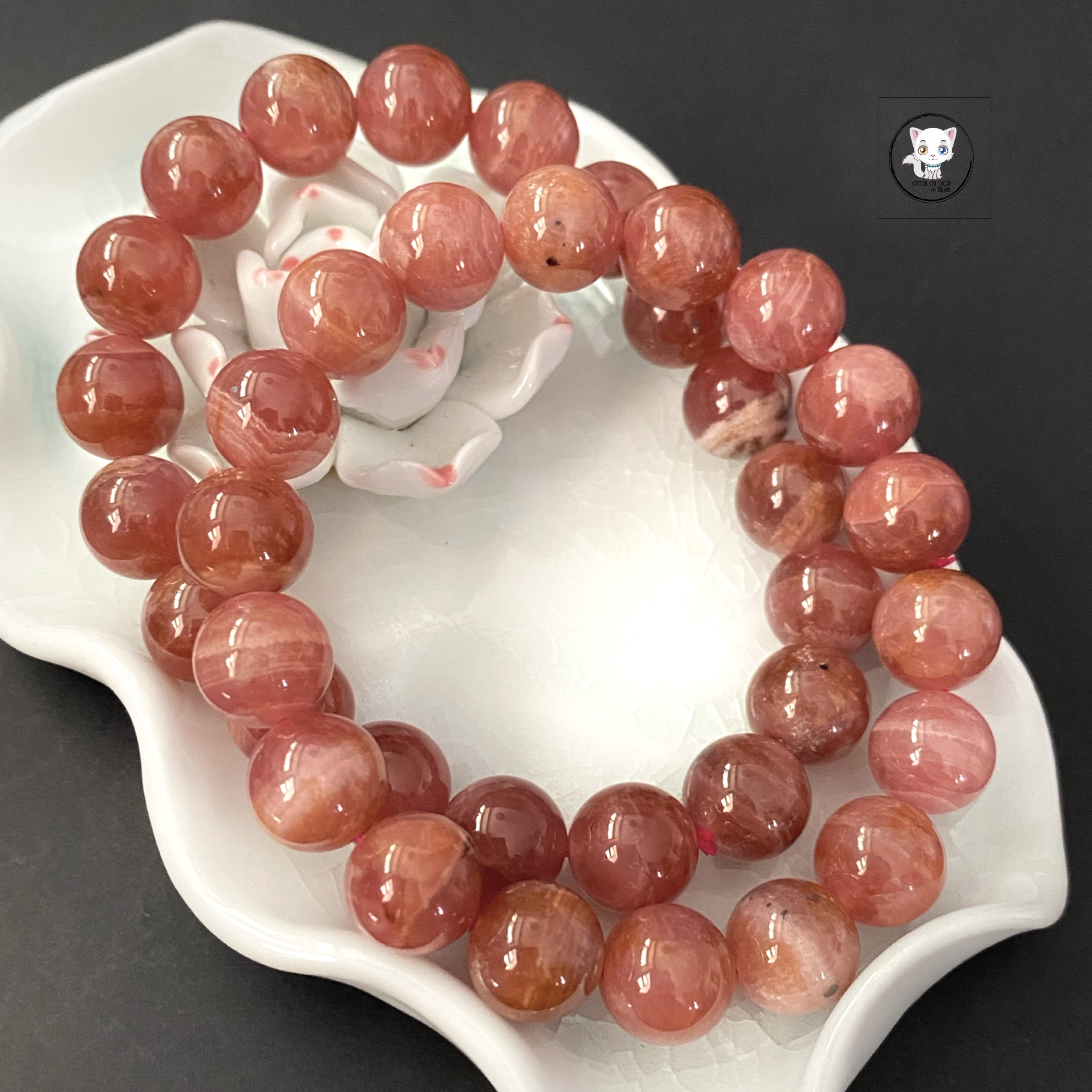 阿根廷紅紋石手鏈 11mm