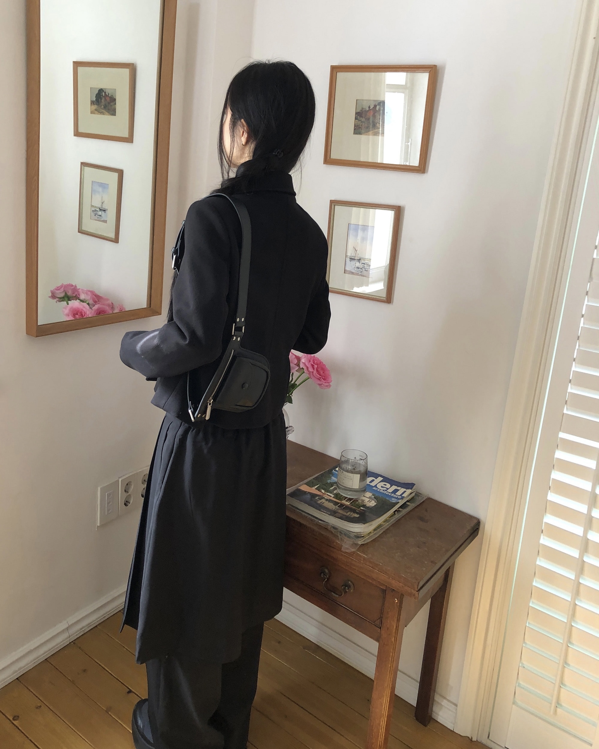 Pleated Layered Skirt Pants