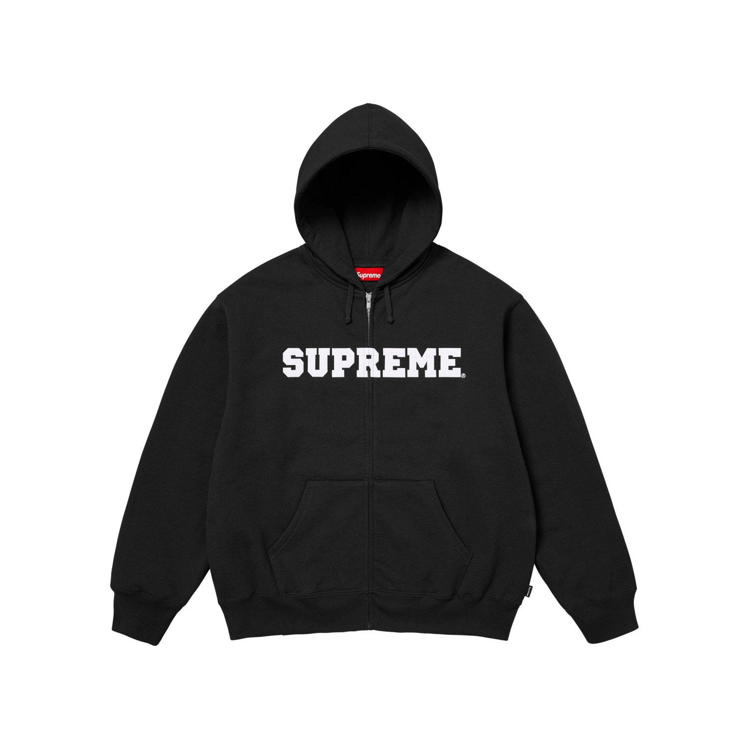 Supreme Collegiate Appliqué Zip Up Hooded Sweatshirt