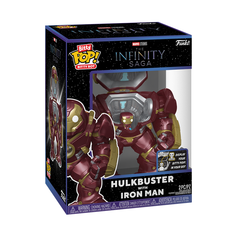 📦訂購 英國代購 Bitty Pop! Bitty Bot Hulkbuster with Iron Man Figure 模型