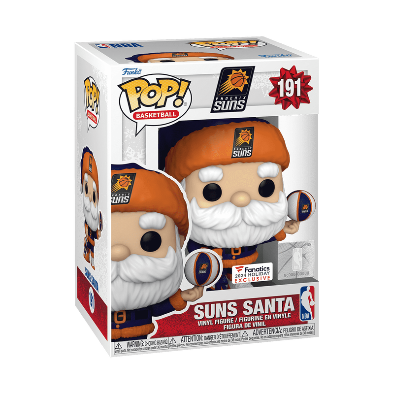 📦訂購 美國代購 Funko POP! NBA Suns Santa Figure 鳳凰城太陽 模型