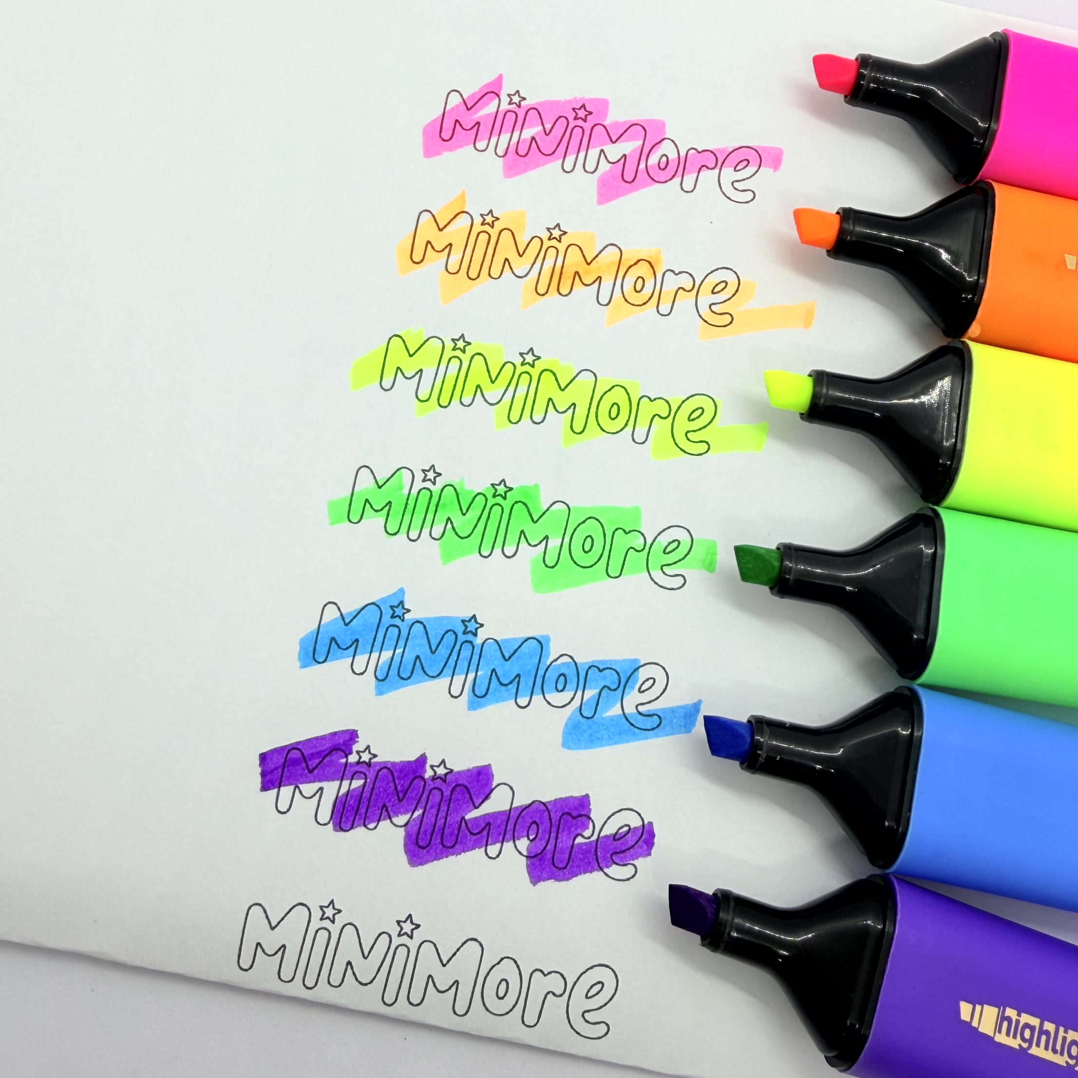 Minimore 螢光筆 6 支裝