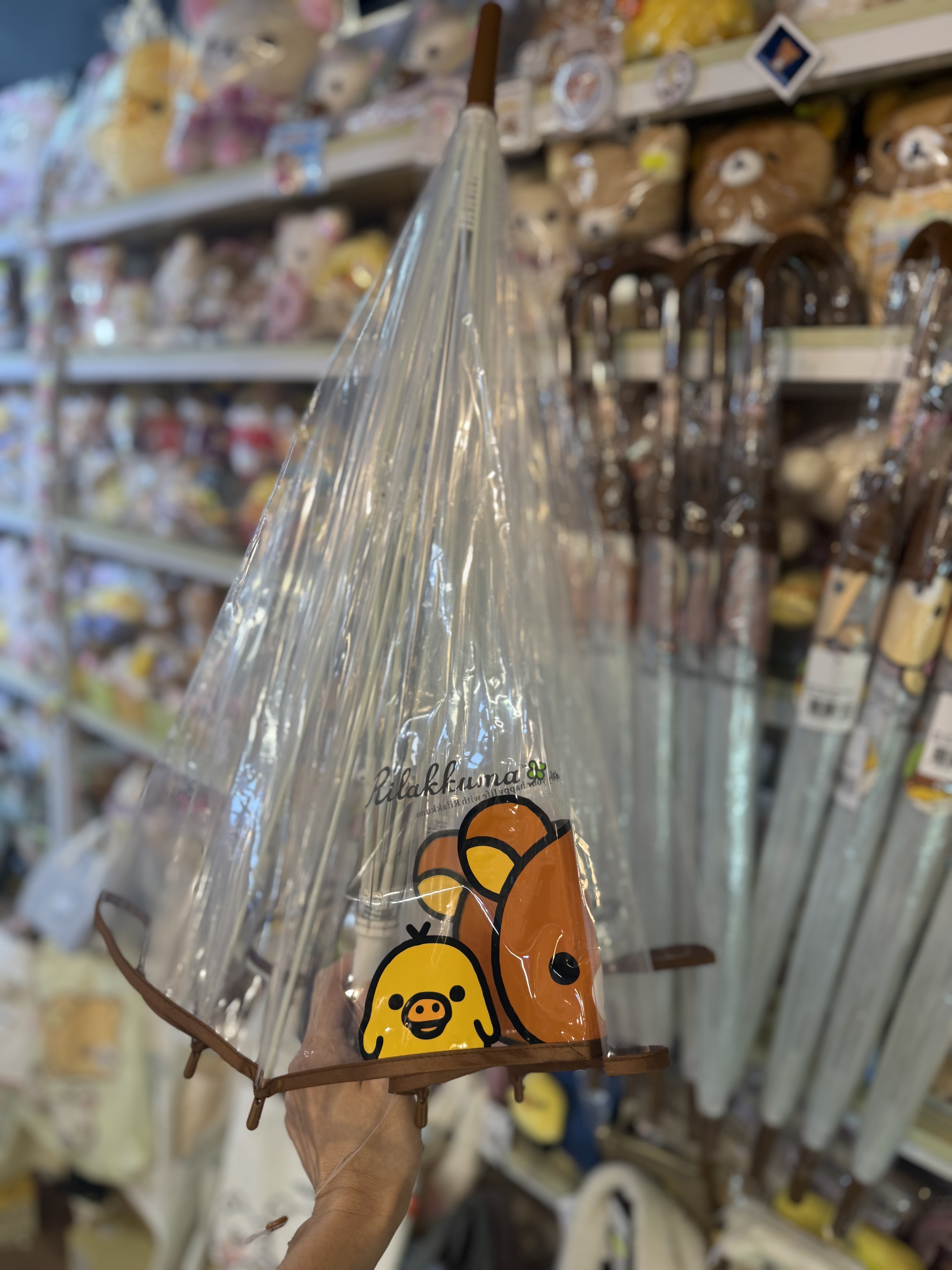《現貨》全新Rilakkuma韓國專店限定 長身透明遮