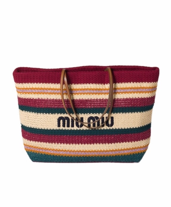 Miu Miu 女士 編織單肩包均碼碼40cm*16cm*34cm