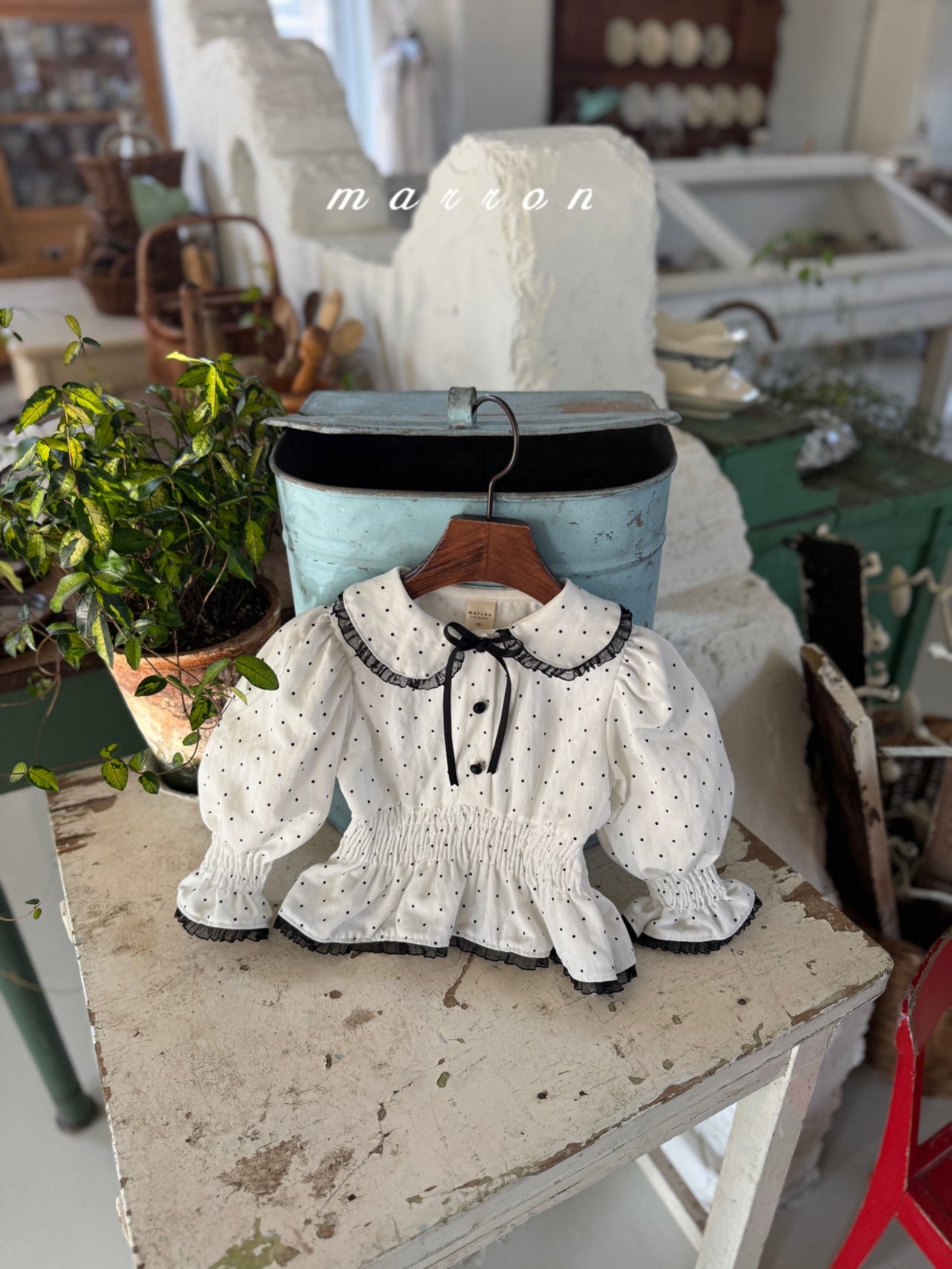 🇰🇷Marron blouse