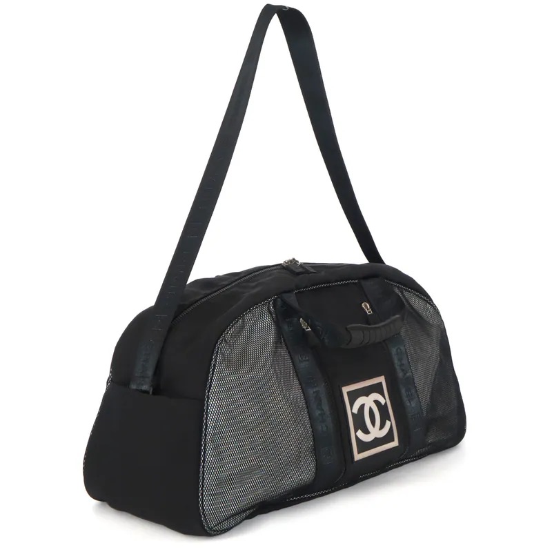 Chanel Sport Line Mesh Nylon 2ways Duffle Bag
