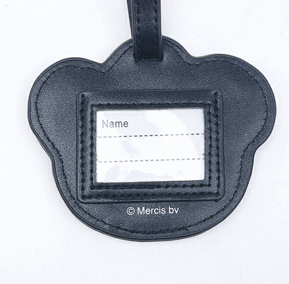 MIFFY 毛巾繡 行李牌 KO 灰色