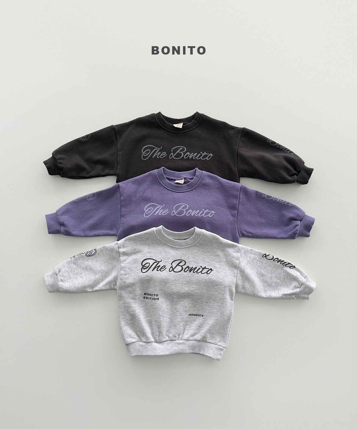 Bonito | The Bony Tor Lettering Man to Man (+adult)