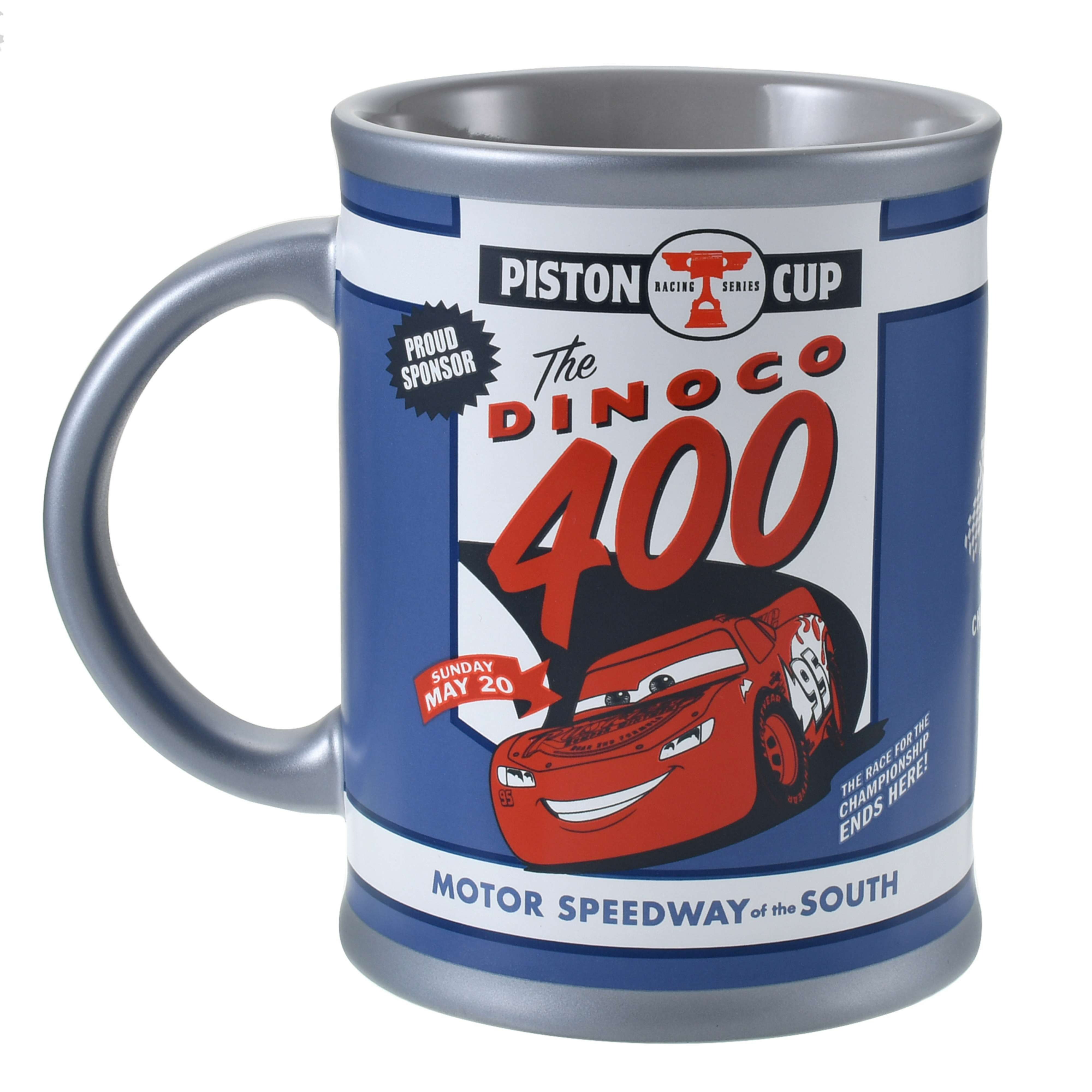 🌸 【預訂】McQueen Mug - Dinoco 400 Piston Cup Racing Series Cars 20th Anniversary