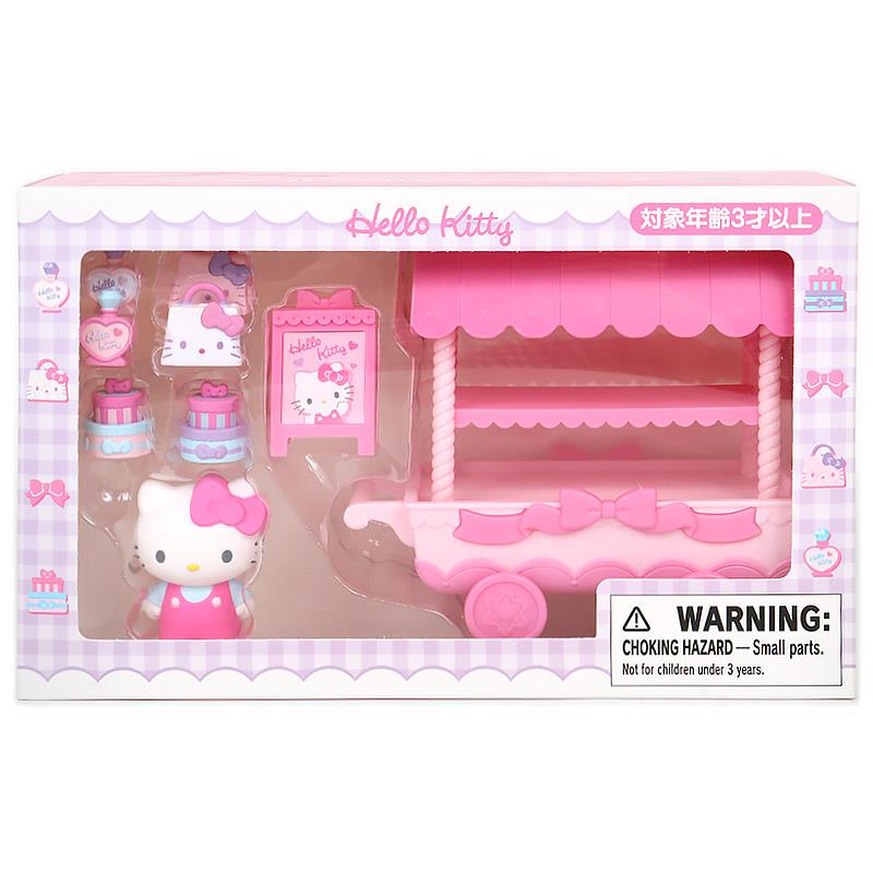Hello Kitty手推車商店玩具set