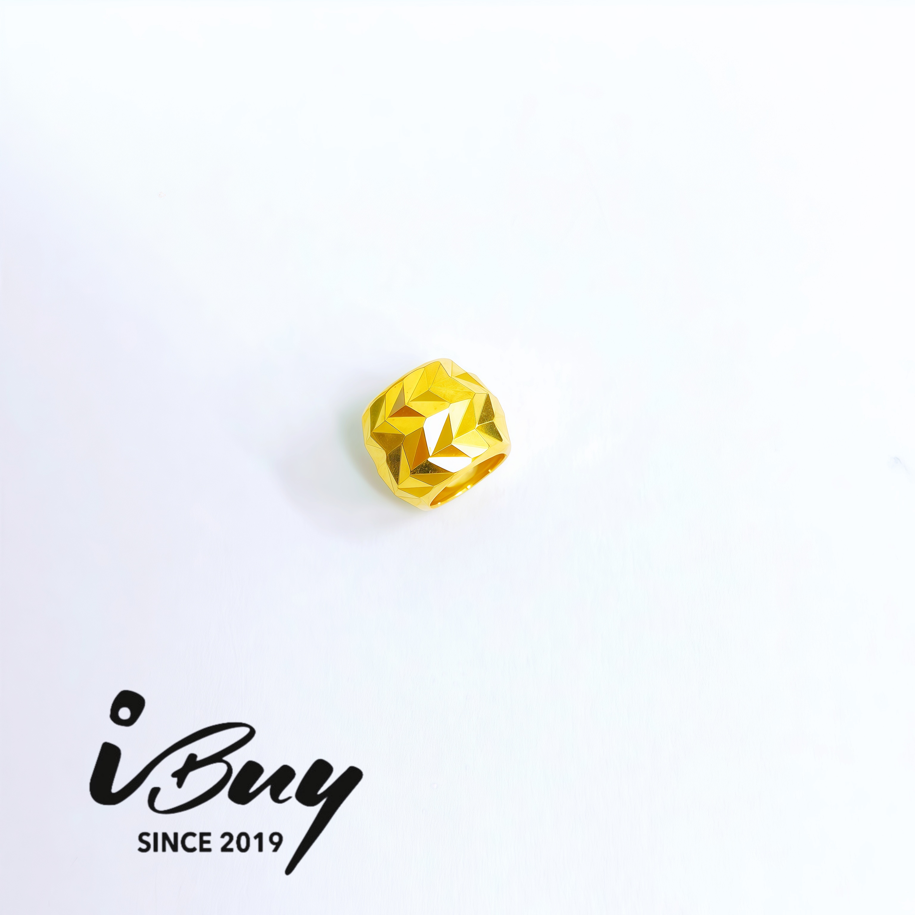 916 GOLD ENGRAVE BEAD 916 金 篆刻珠串咀