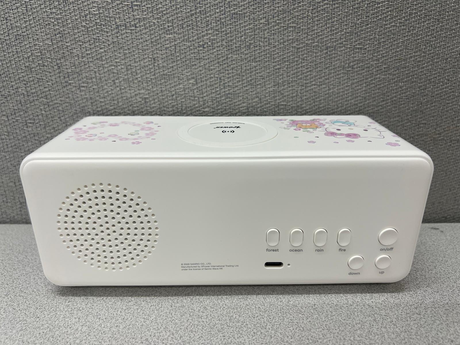 🌈XPower x Hello Kitty  Rhythm F05 無線充電+藍牙喇叭小夜燈 