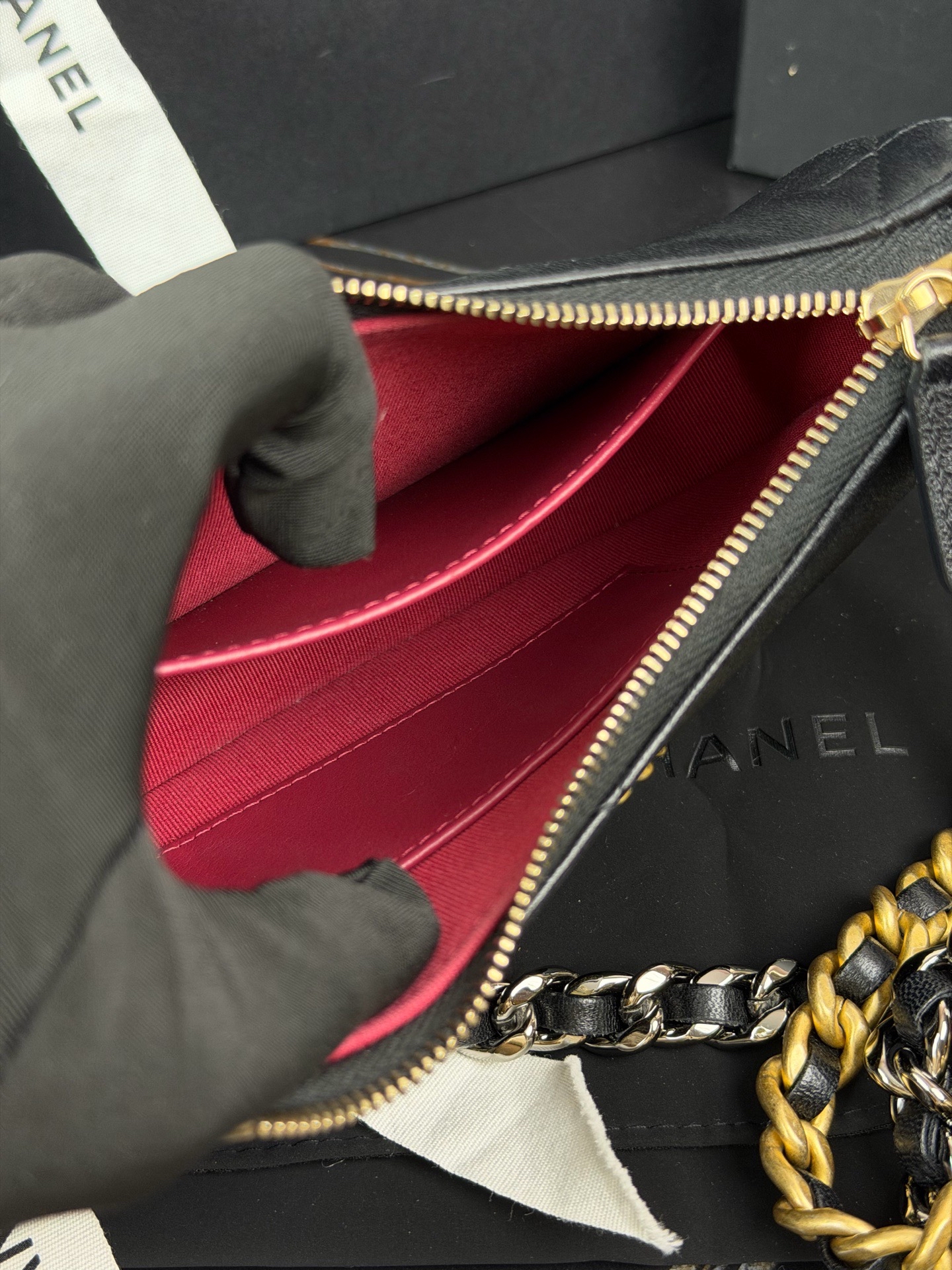 【預訂貨品】Chanel 黑金 hobo