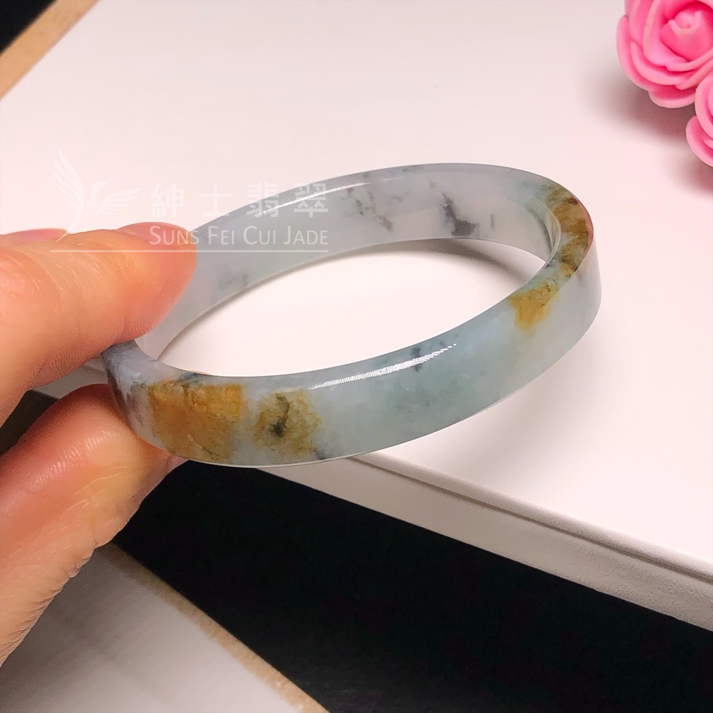 大馬坎糠皮貴妃方鐲54.5mm C06196