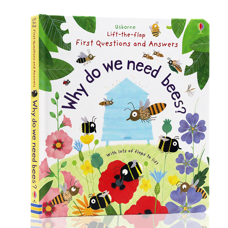 Usborne First Questions and Answers系列翻翻書 Why Do We Need Bees 為什麼需要蜜蜂