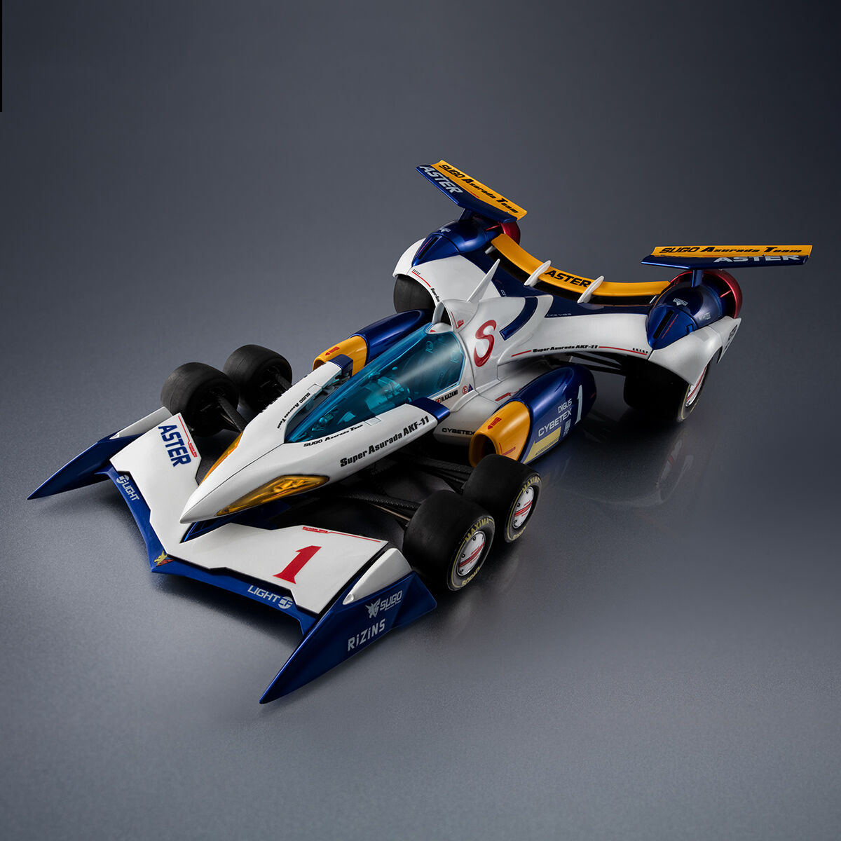 (預訂訂金 $1000) (總價 $2419) (魂限) MegaHouse Variable Action Hi-SPEC 新世紀GPX Cyber Formula 11 Super Asurada AKF-11 ~35th Anniversary Color Edition~ 高智能方程式 超級雷神 AKF-11 35週年顏色版 (連特典) (行版)