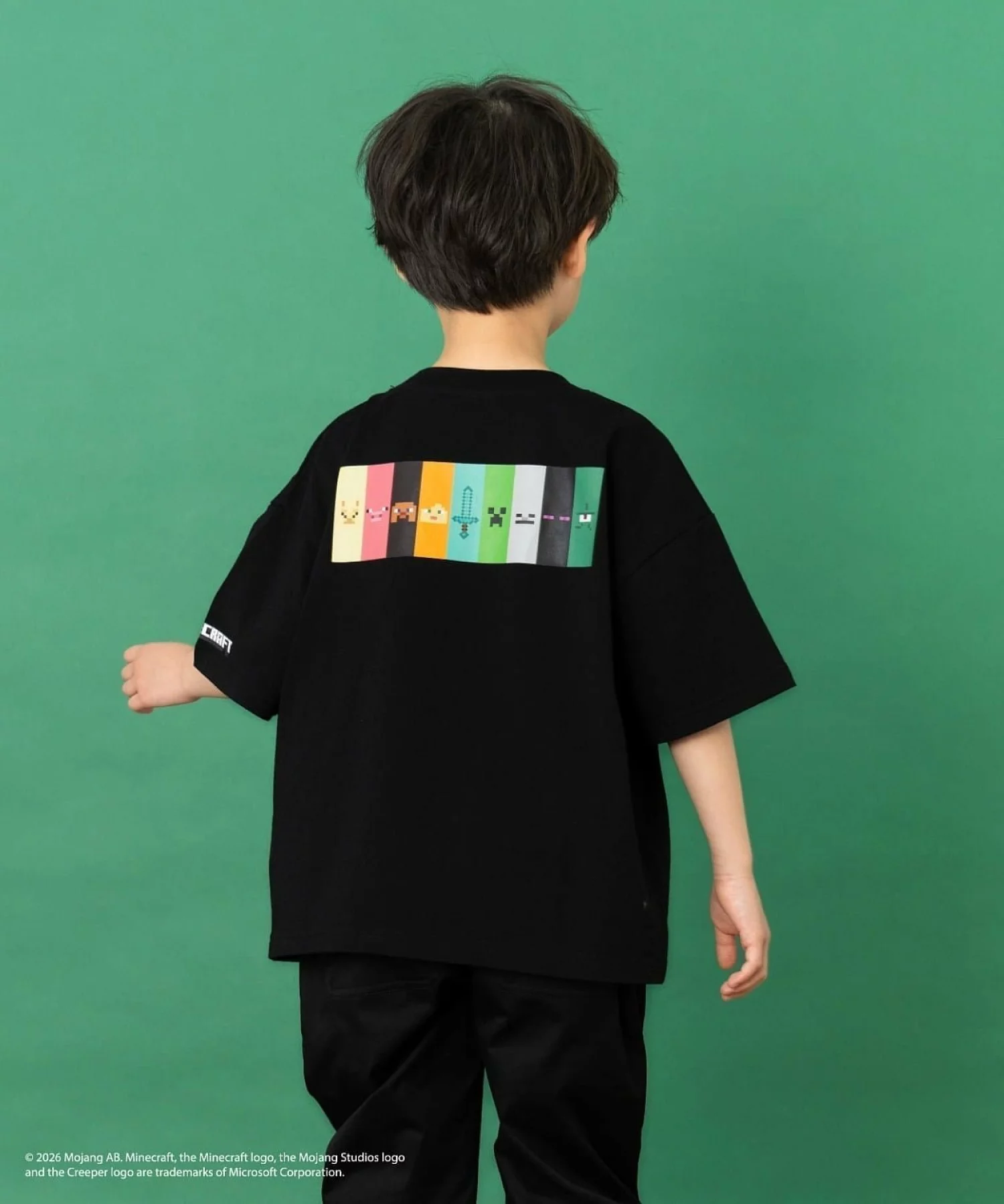 🆕【⭐訂購⭐】🌀🇯🇵 日本直送🌀#Minecraft 方形圖標臉 前後印花 短袖Tee [3款選] 🌀 [ELGA-0015][260804]